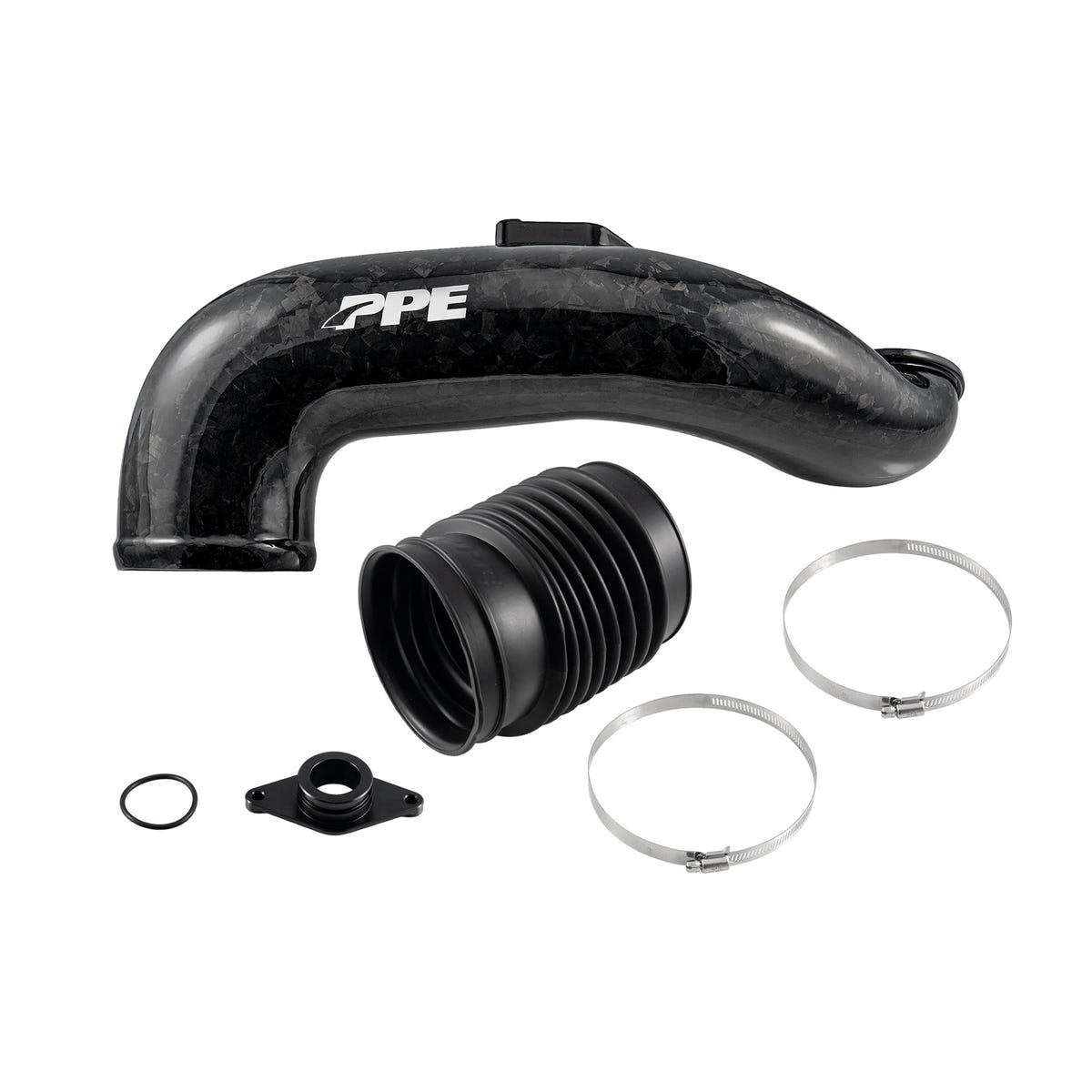PPE  Carbon Fiber Turbo Inlet Upgrade Kit 11-16 GM 6.6L Duramax LML