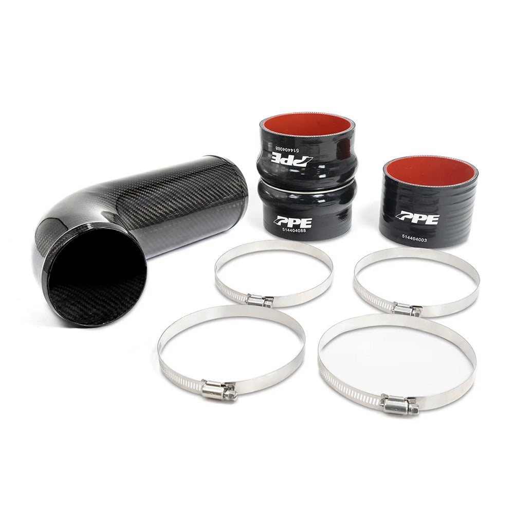 PPE Performance Zilla Carbon Fiber Turbo Inlet Tube for 20-25 GM 6.6L Duramax L5P