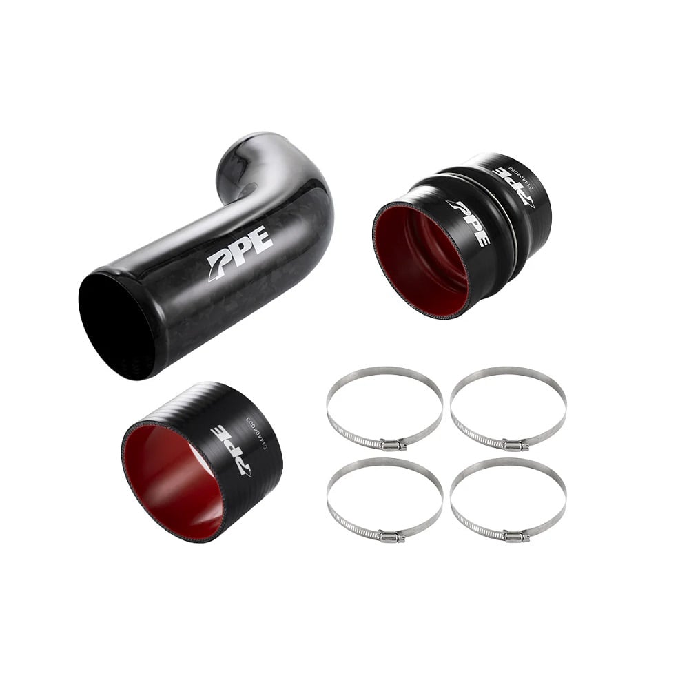 PPE Performance Zilla Carbon Fiber Turbo Inlet Tube for 20-25 GM 6.6L Duramax L5P