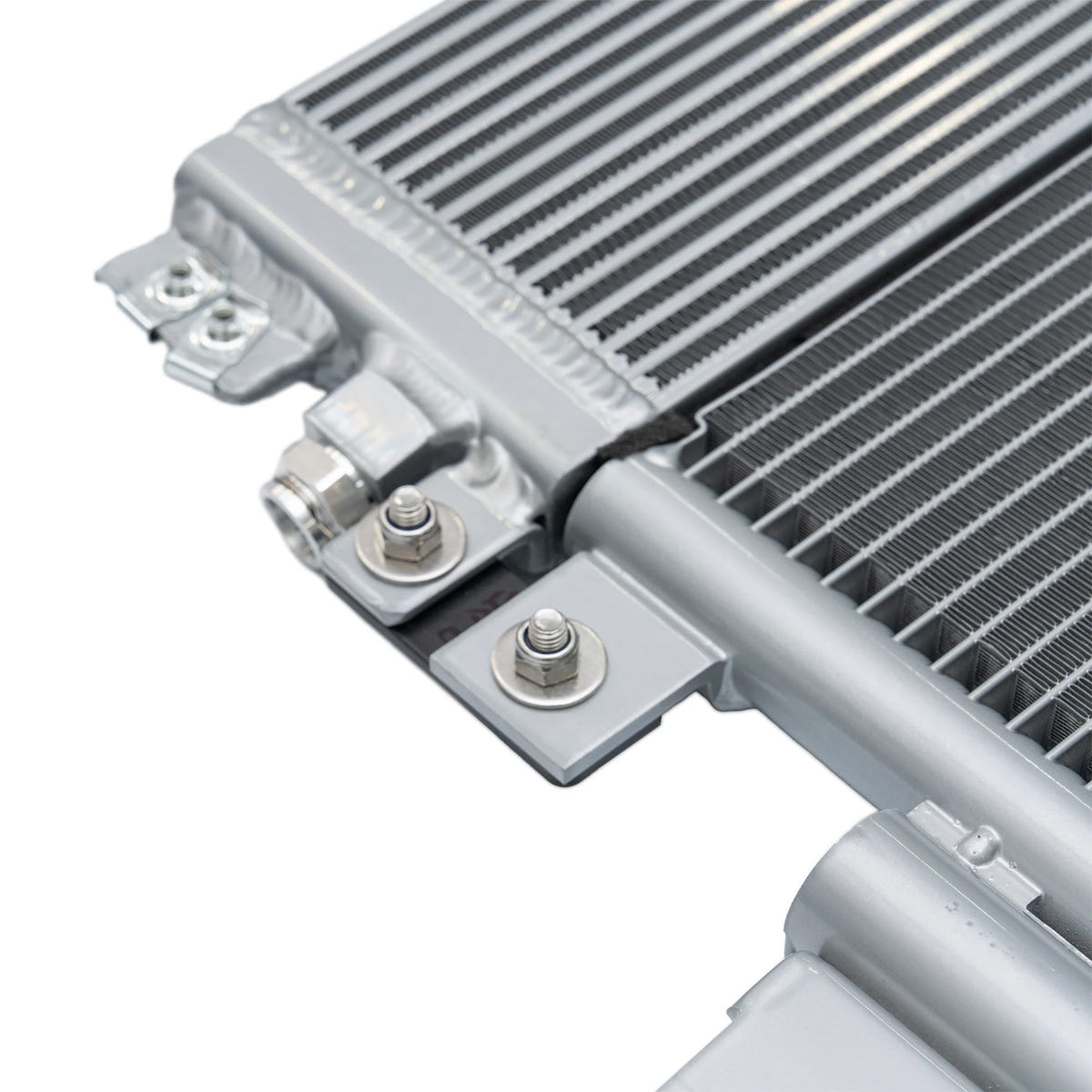 PPE 68RFE Bar and Plate Transmission Cooler and A/C Condenser Kit 10-12 Ram 6.7L Cummins