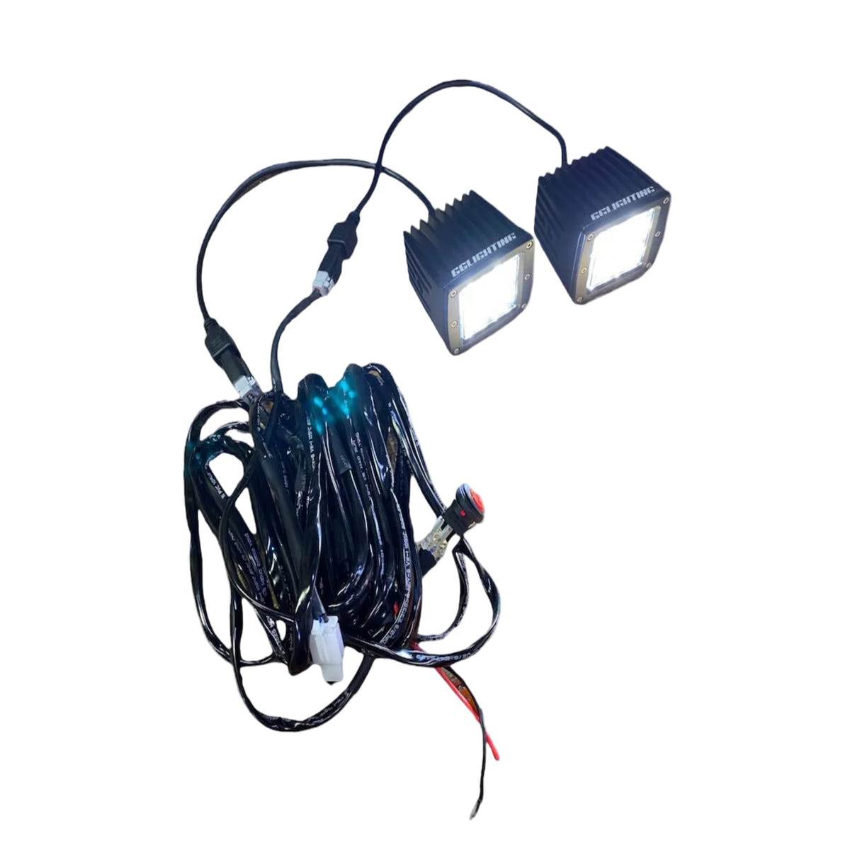 GG Lighting Dual Offroad Light Relay Harness