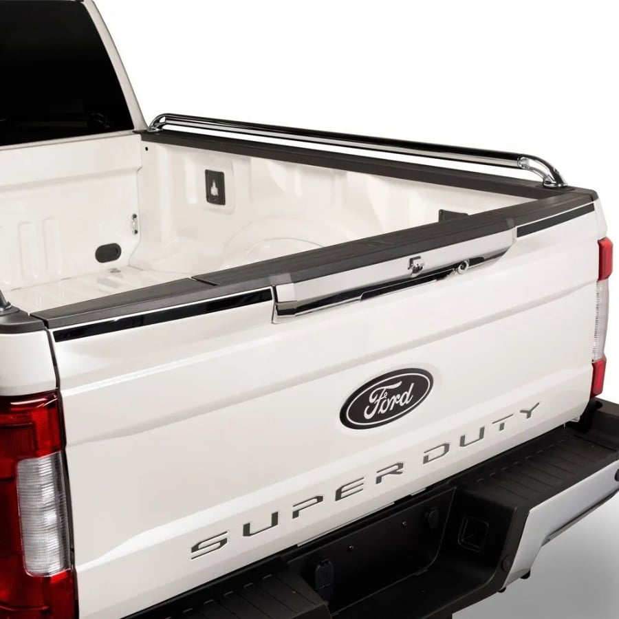 Putco Upper Tailgate Trim Accents color Polished or Black amde for 23-26 Ford F-250 and F-350