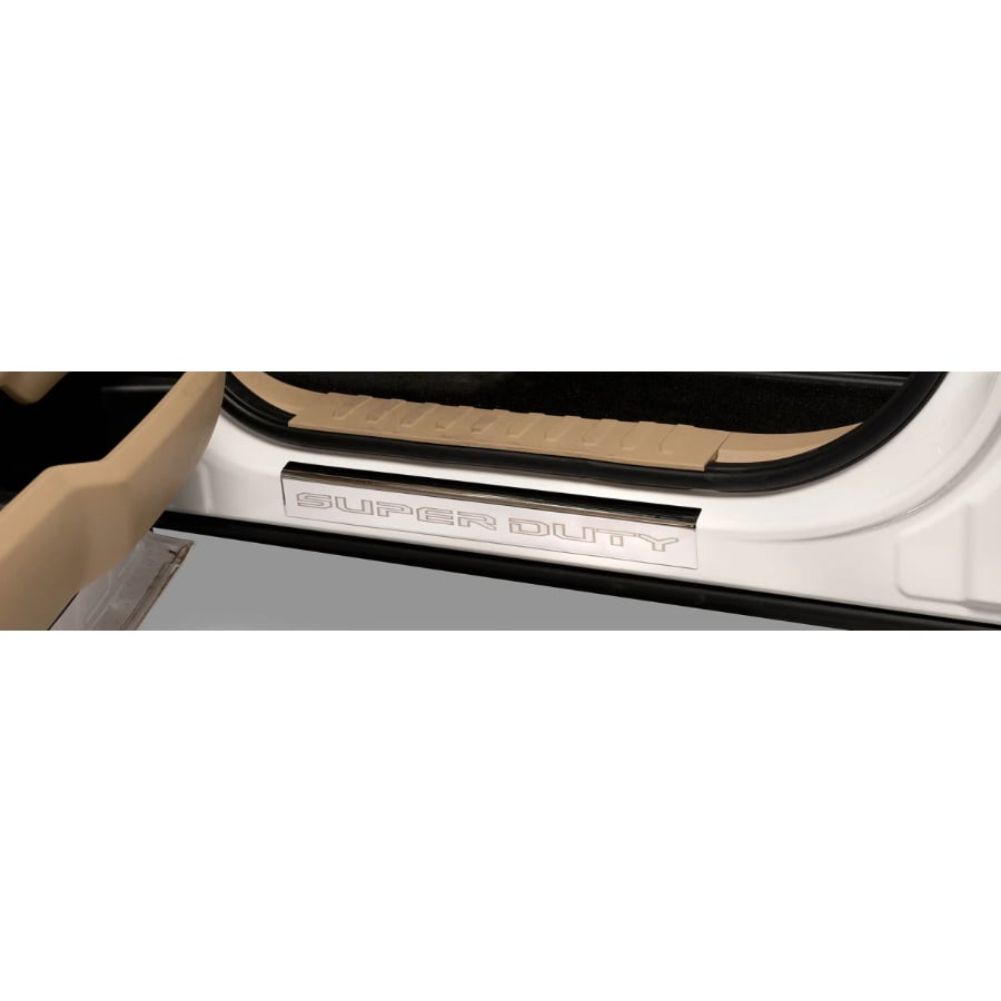 Putco Door Sill Plates color Polished or Black either 2DR or 4DR made for 23-24 Ford F-250 and F-358