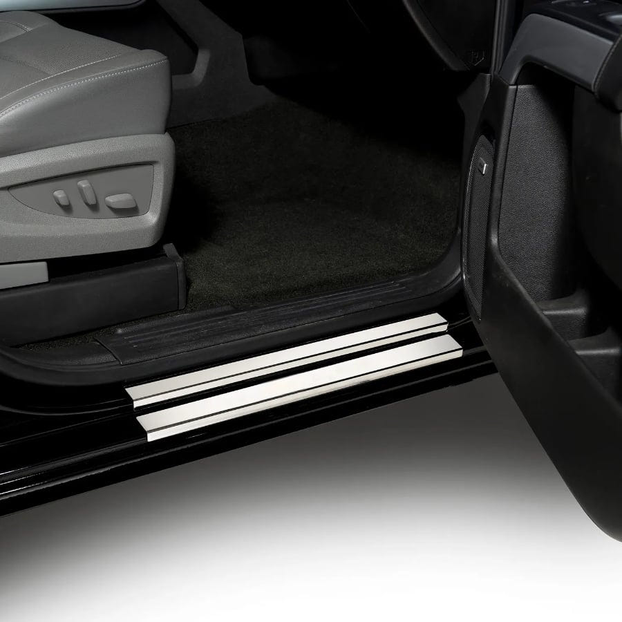 Putco Door Sill Plates | Polished or Black | 20 23 Jeep Wrangler/Gladiator JL/JT