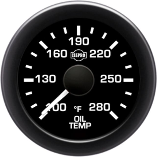 Isspro EV3 Electronic Oil Temperature Gauge And Sensor 100-280°F
