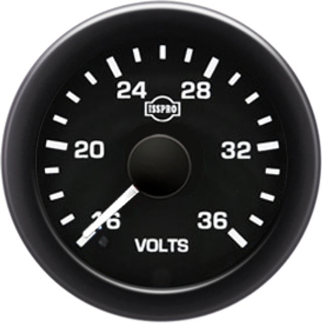Isspro EV3 Electronic Voltmeter Gauge 12V and 24V
