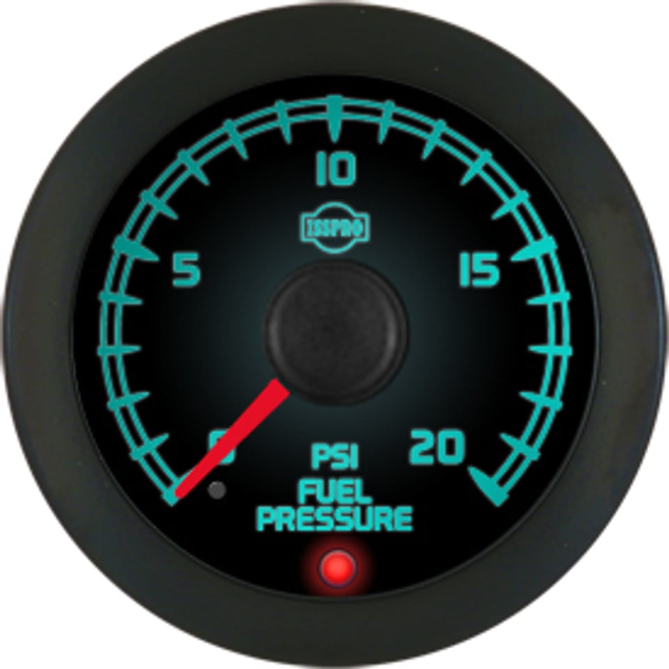 Isspro R18066 EV2 0-20 PSI Fuel Pressure Gauge GM Match