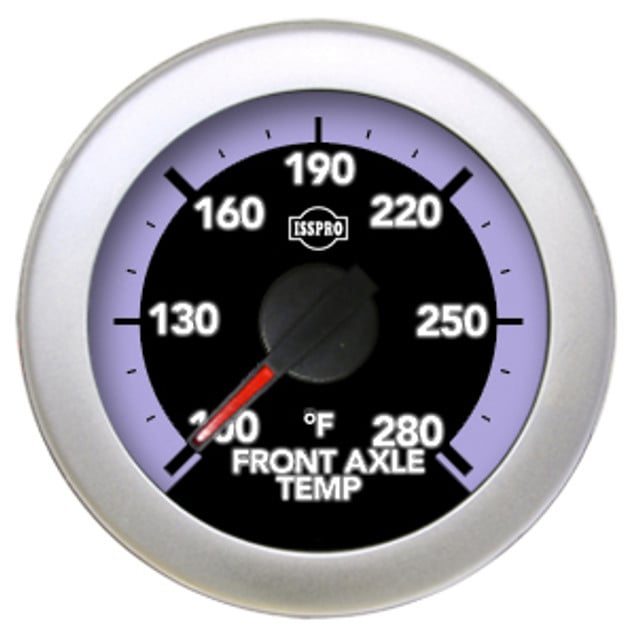 Isspro EV2 Electronic Front Axle Temperature Gauge And Sensor 100-280°F R42000-Style