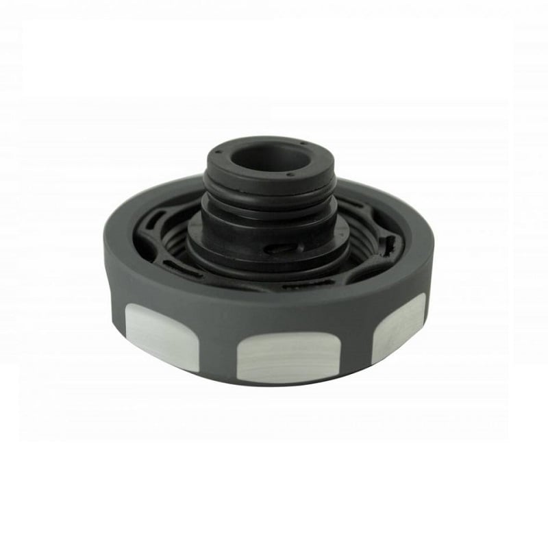 Sinister Diesel Anodized Gray Coolant Reservoir Cap for 01-16 GM 6.6L Duramax