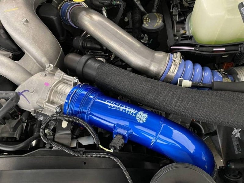 Sinister Diesel Intercooler Charge Pipe Kit 11 16 Ford 6.7L Powerstroke