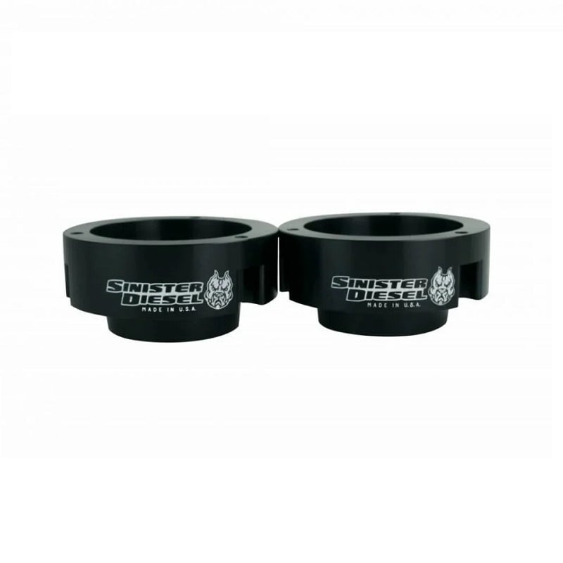 Sinister Diesel 2" Leveling Coil Spring Spacer Kit for 94-12 Ram 2500 and 3500 4WD