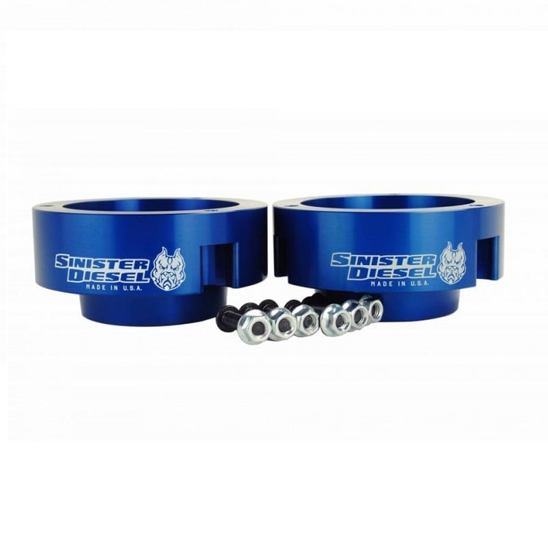 Sinister Diesel 2" Leveling Coil Spring Spacer Kit for 94-12 Ram 2500 and 3500 4WD