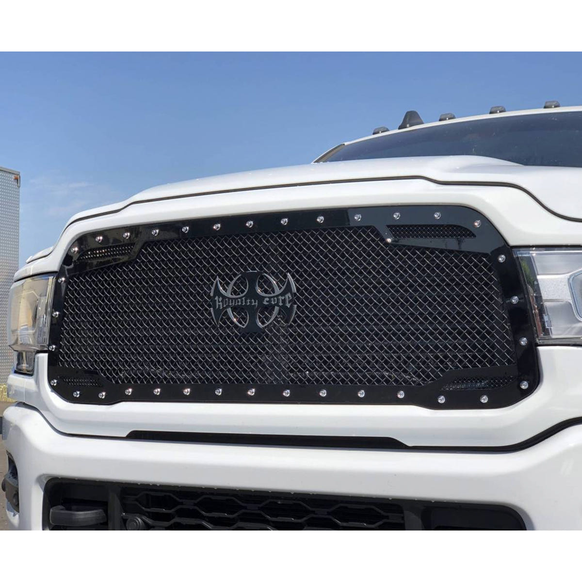 Royalty Core RC2 Twin Mesh Grille for 19-22 Dodge Ram 6.7L Cummins