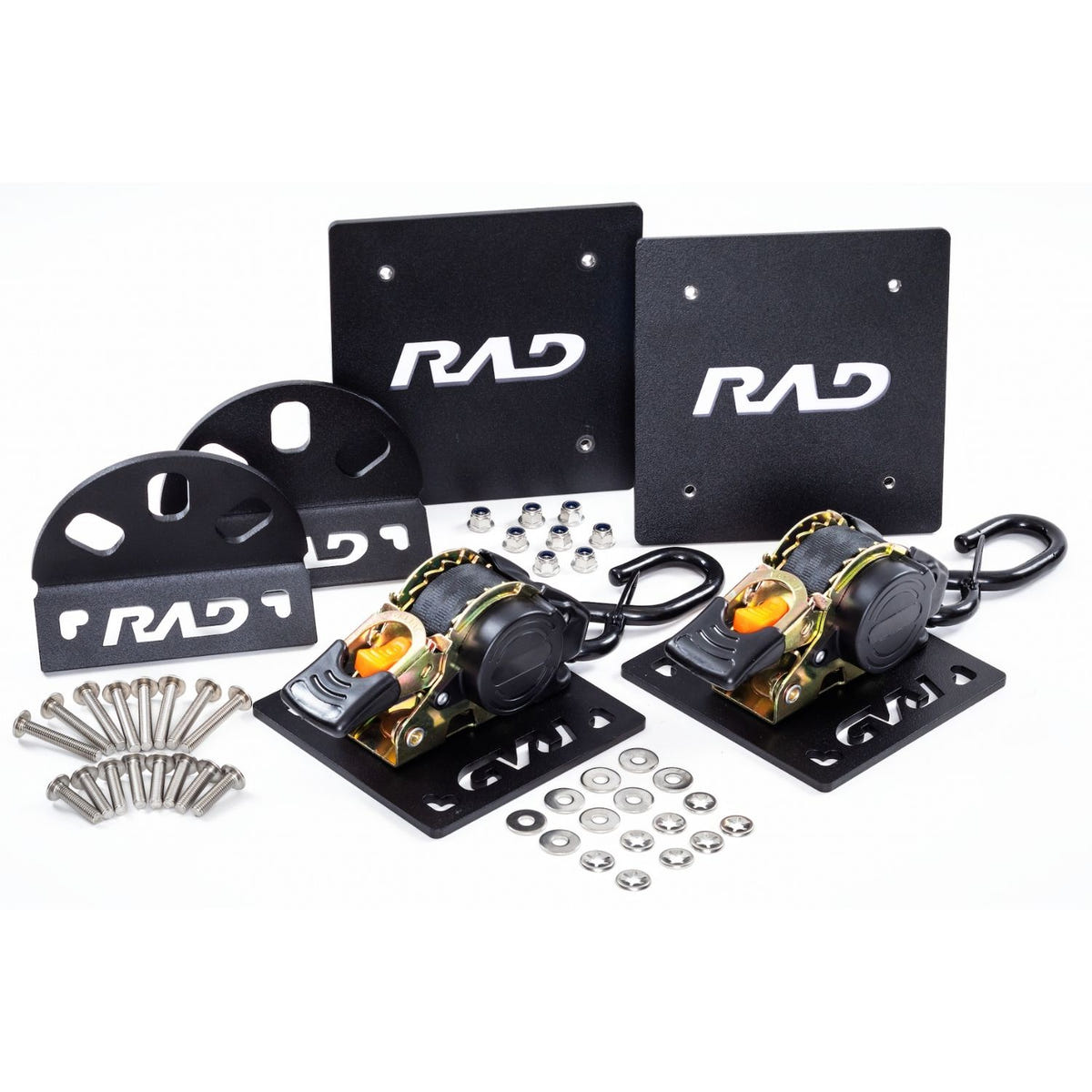 RAD Truck Straps Universal DOT-Certified Mounted Retractable Ratchet Strap System