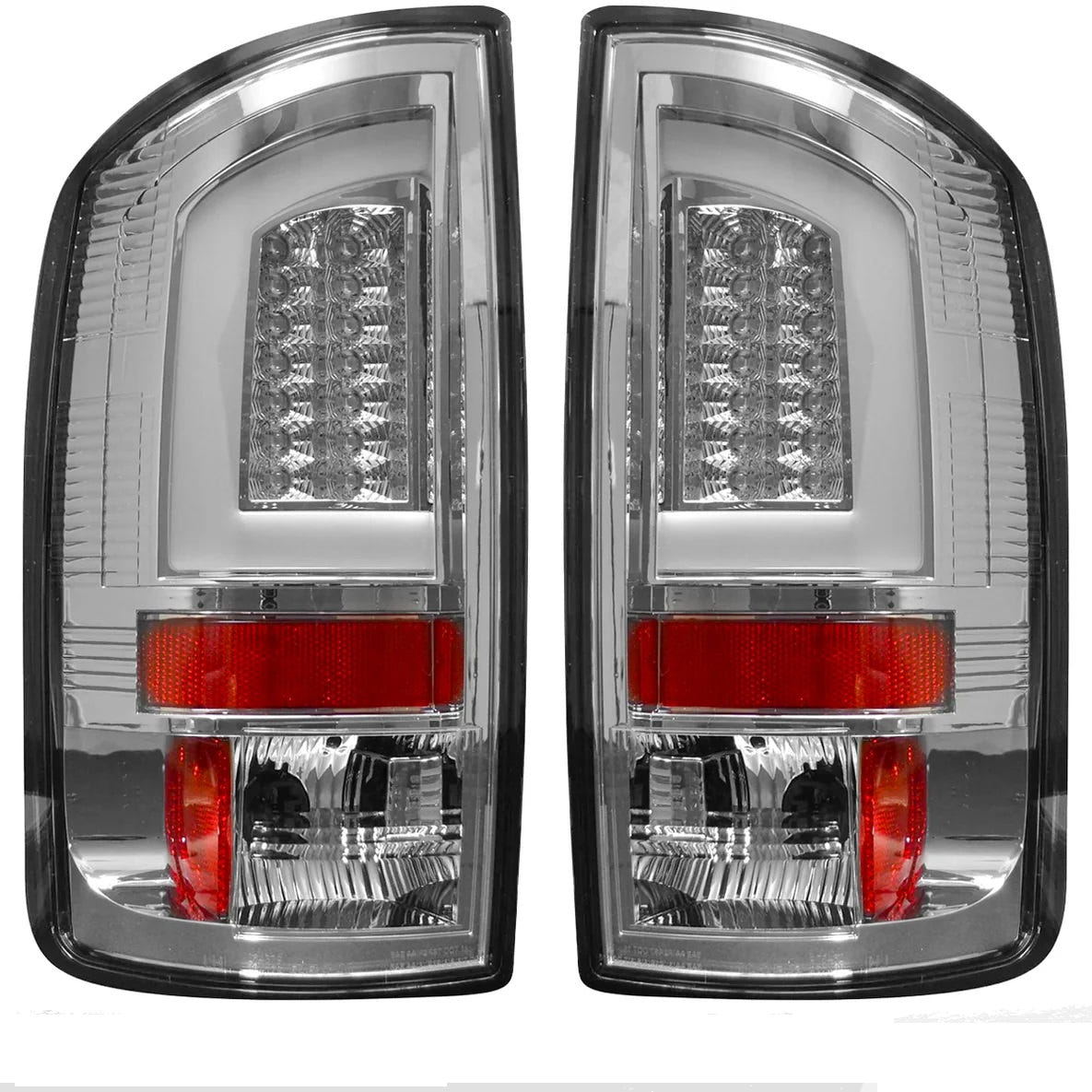 RECON LED and OLED Ultra Bright Tail Lights for 07-09 Dodge Ram 2500 and 3500