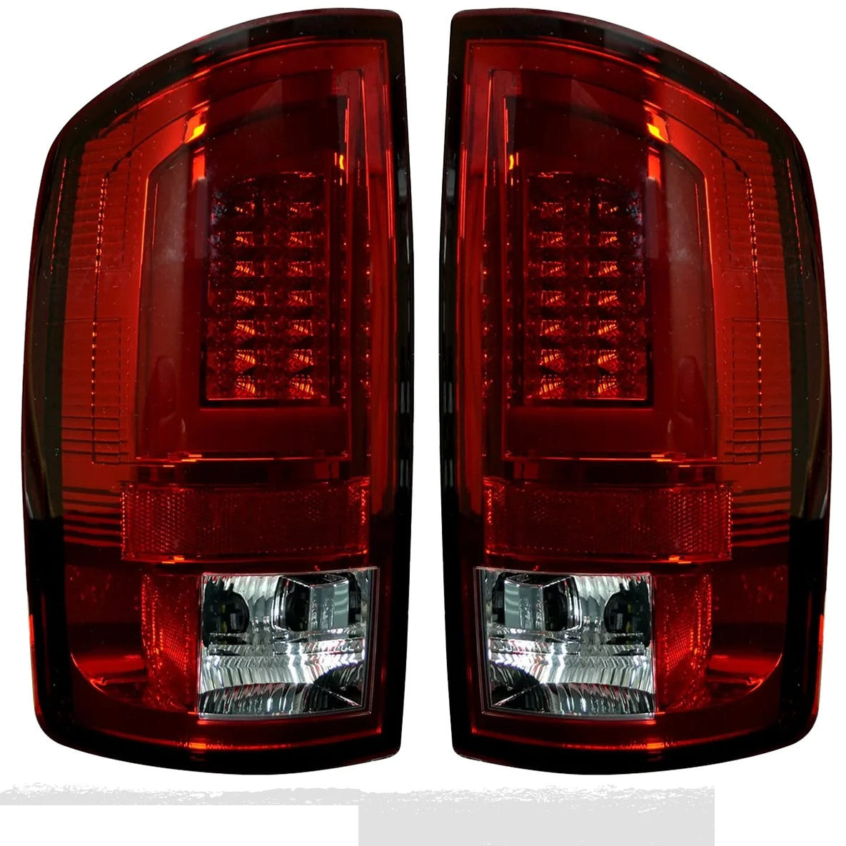 RECON LED and OLED Ultra Bright Tail Lights for 07-09 Dodge Ram 2500 and 3500