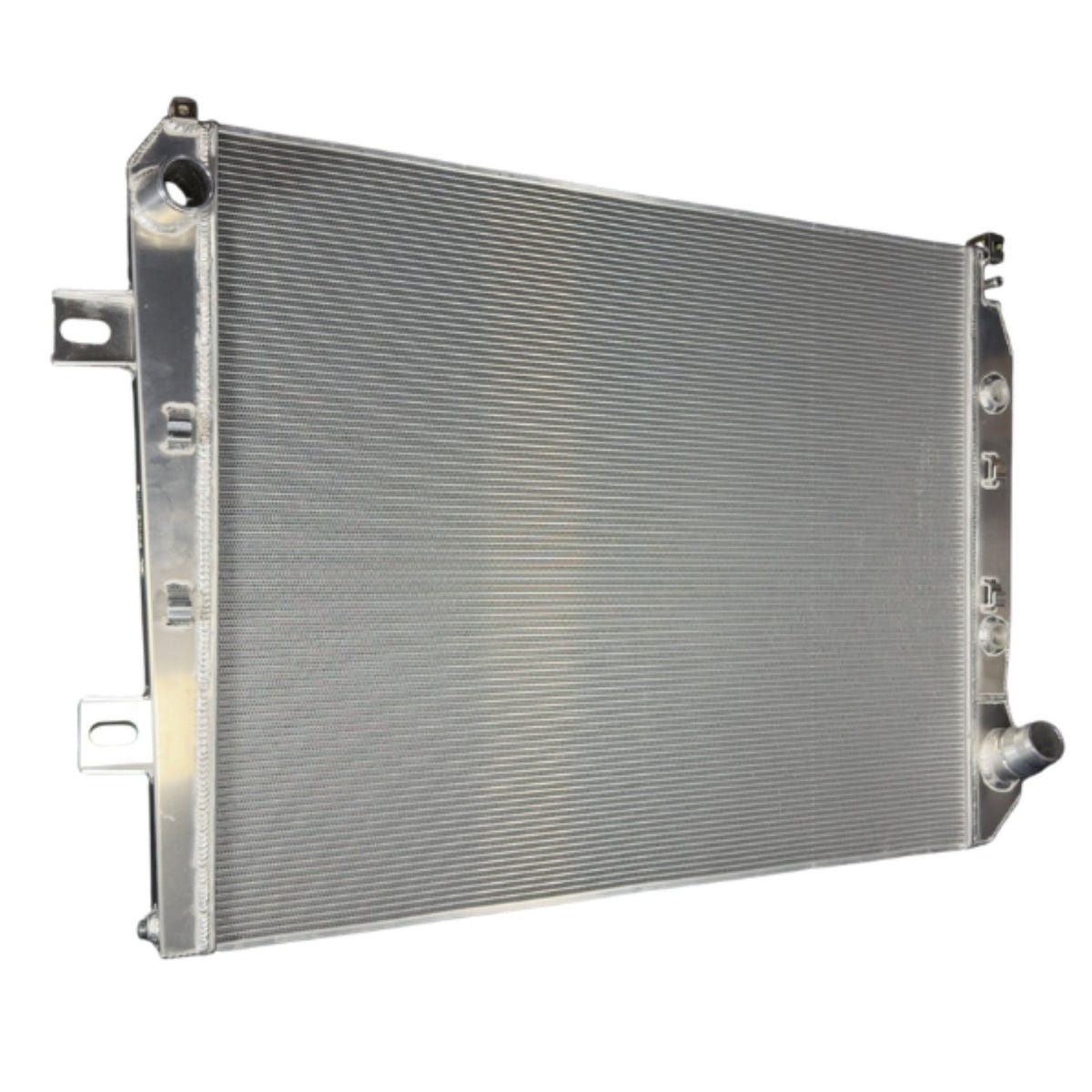 Fluidyne Crossflow Aluminum Radiator 2011-2016 Silverado Sierra 6.6L Duramax