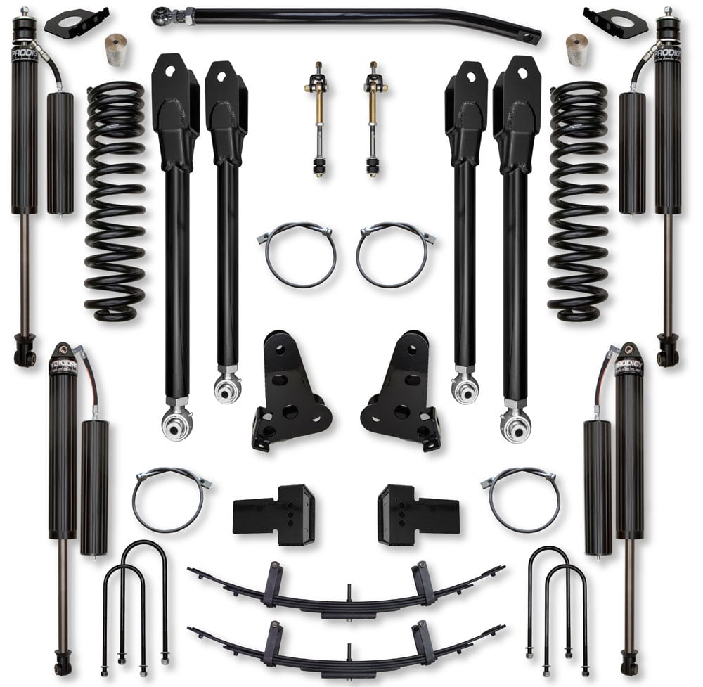 Rock Krawler 4" X-Factor Series Suspension System for 11-16 6.7L Ford Powerstroke