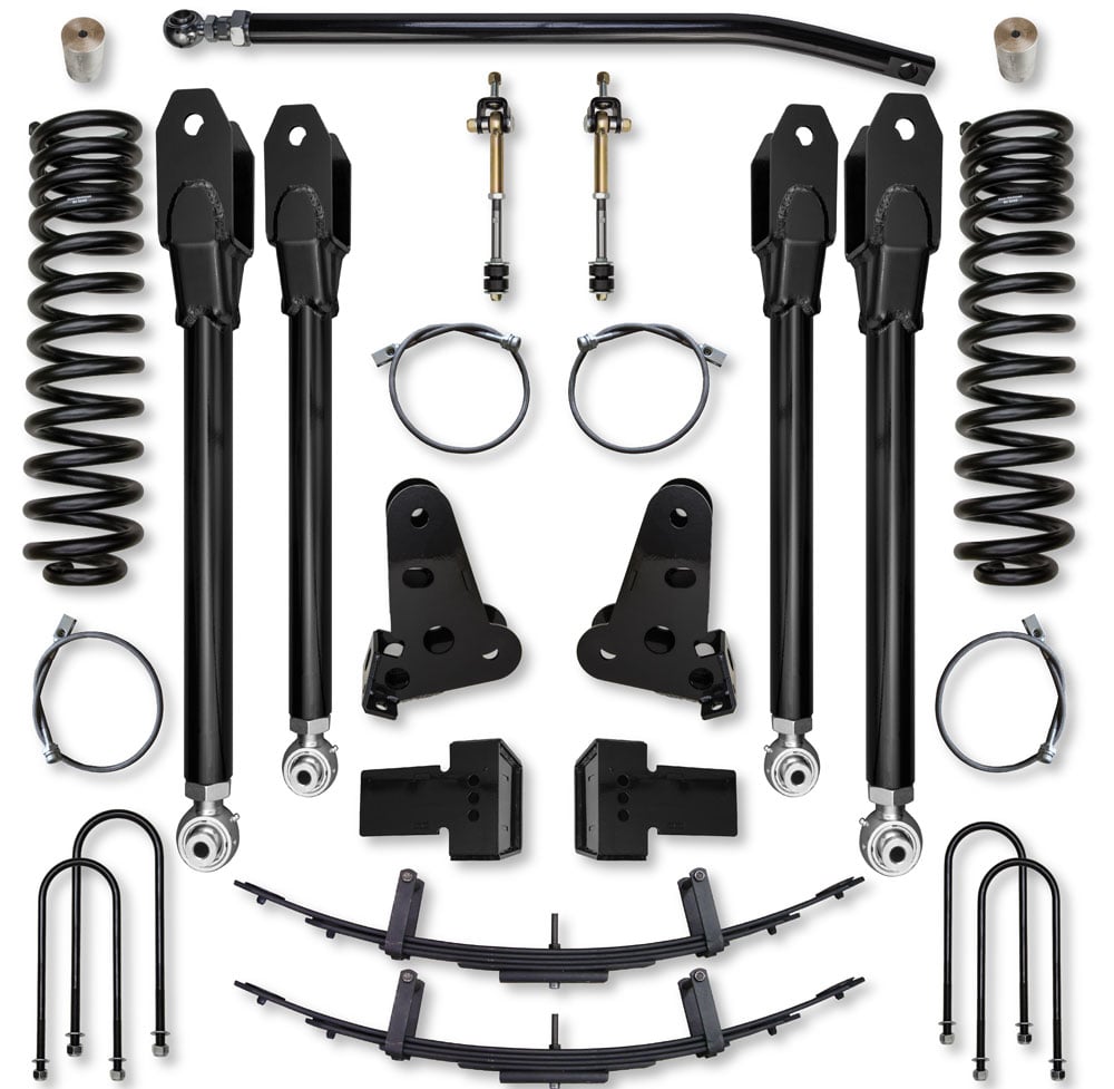Rock Krawler 4" X-Factor Series Suspension System for 11-16 6.7L Ford Powerstroke