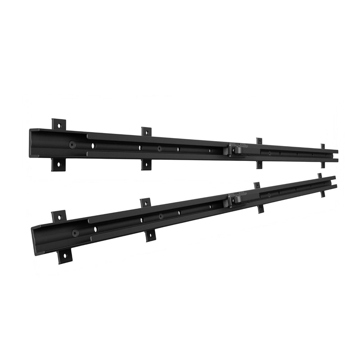 Integral Truck Rail Kit for 2019-2026 Ram 1500 with two Slide-N-Lock tie-down cleats and aluminum bed rails