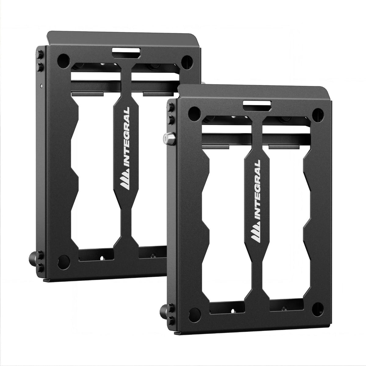 Integral Truck Half Panel Kit installed on a 2019-2026 Ram 2500 standard bed with locking Packout organizer mounts