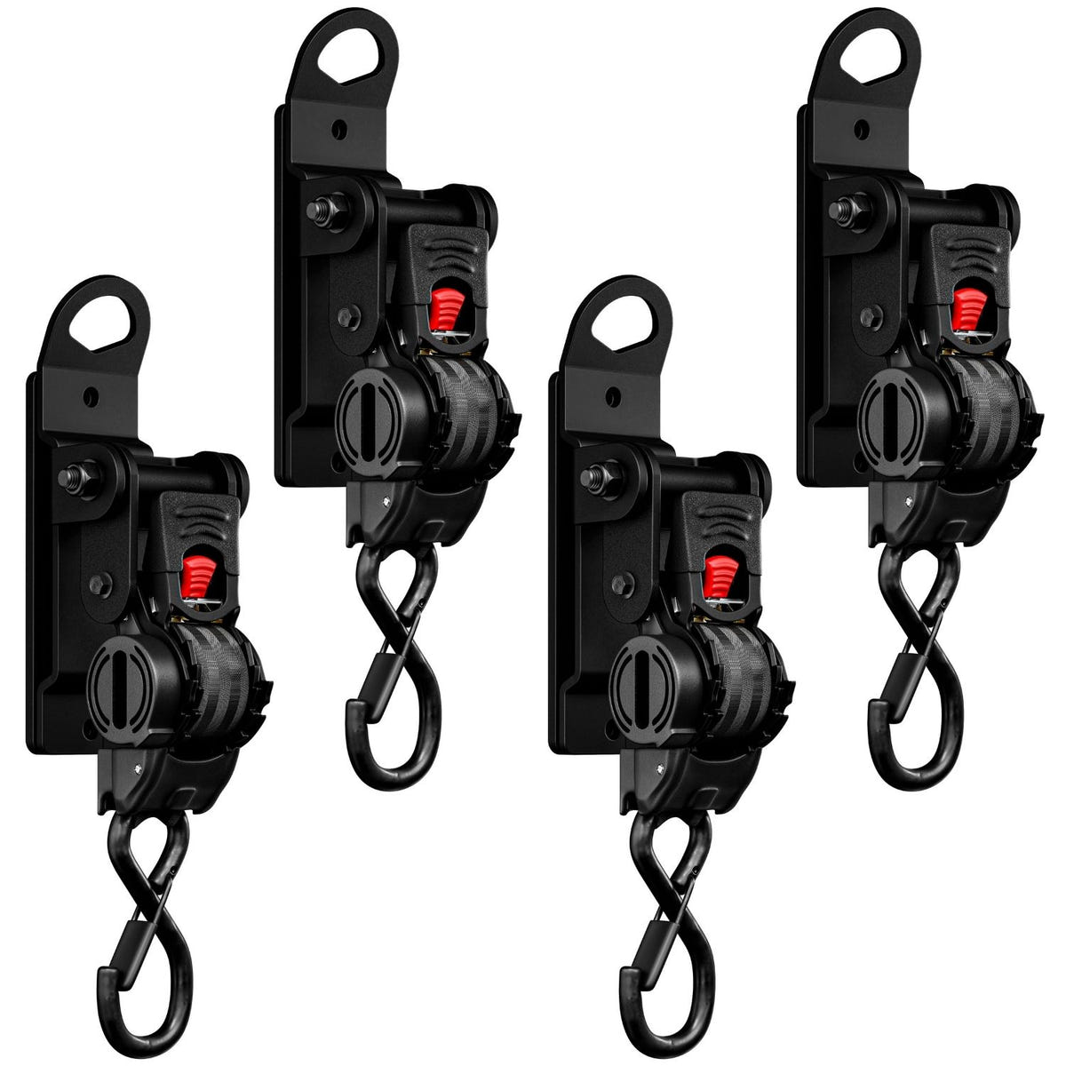 Integral Swivel Strap mounted to factory tie-down anchor on Ram HD truck