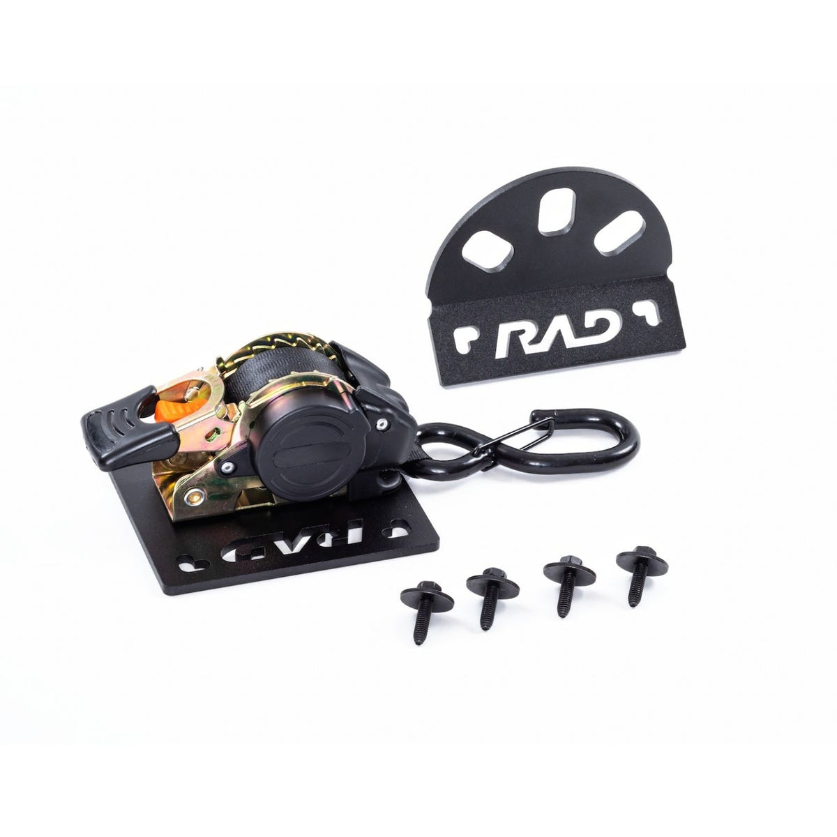 DOT-Certified RAD Deal Single Strap System with CNC Steel Mounting Plate and Hardware