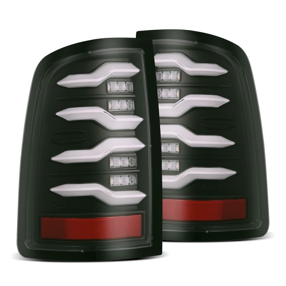 Alpharex LUXX-Series LED Tail Lights for 10-18 Dodge Ram 2500 and 3500
