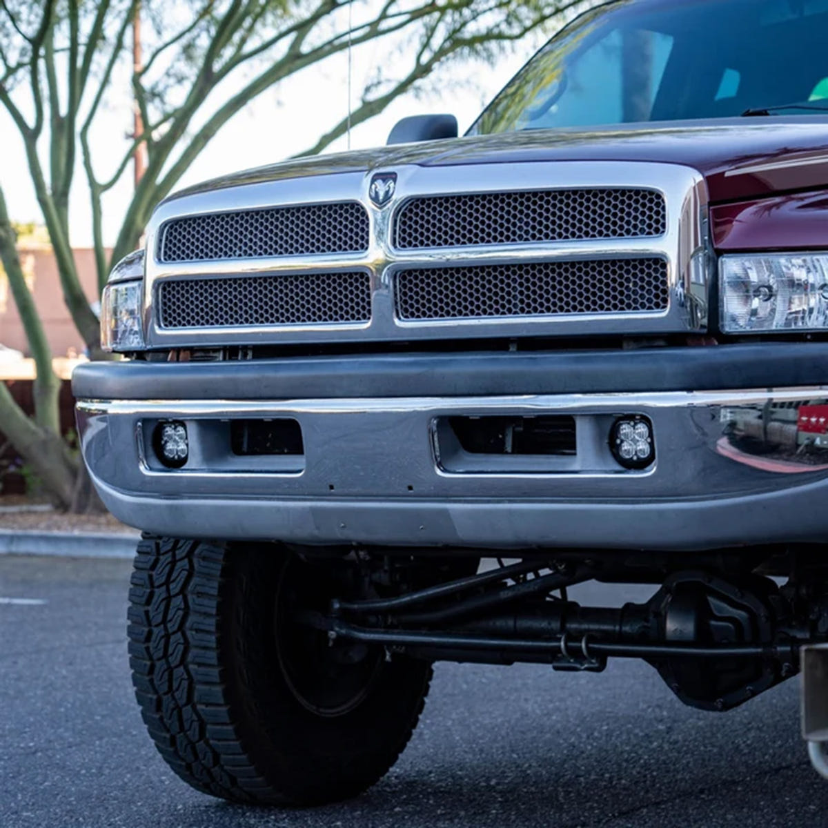 SDHQ Built Fog Light Mounting Kit 94-02 Ram 2500/3500