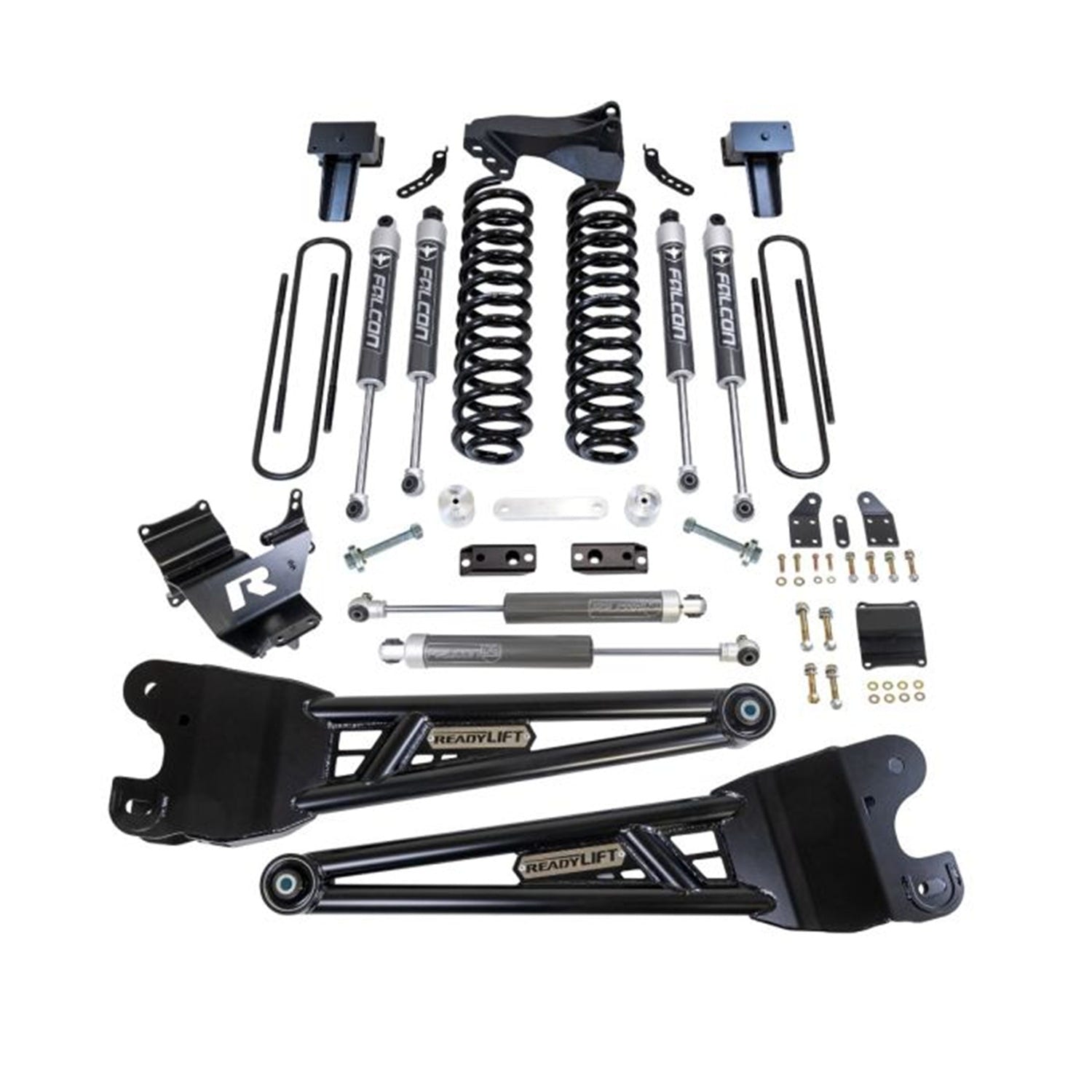 ReadyLift 4" Coil Spring Lift Kit With Falcon 2.1 Shocks And Radius Arms 23-26 Ford F-250/F-350 Superduty 4WD