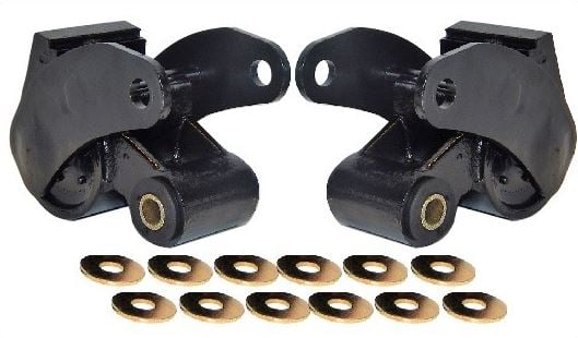 Sulastic Rear Leaf Spring Shackles for 17-20 Ford F-250 and F-350 and F-450