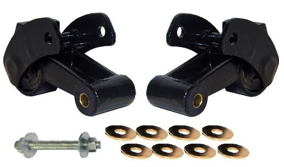 Sulastic HD Rubber Spring Shackles for 94-19 Dodge Ram 2500 and 3500