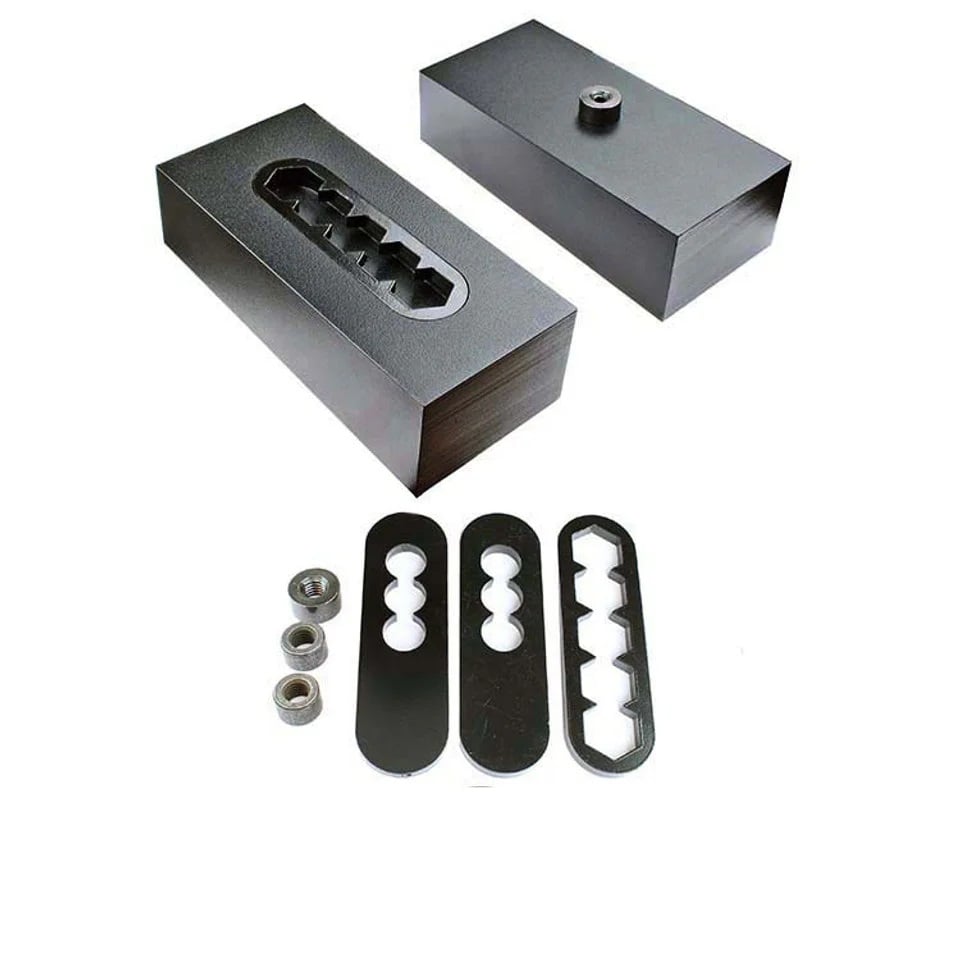 S&amp;B Suspension 1-7 and 8" Billet Steel 2.5 Deg Lift Block