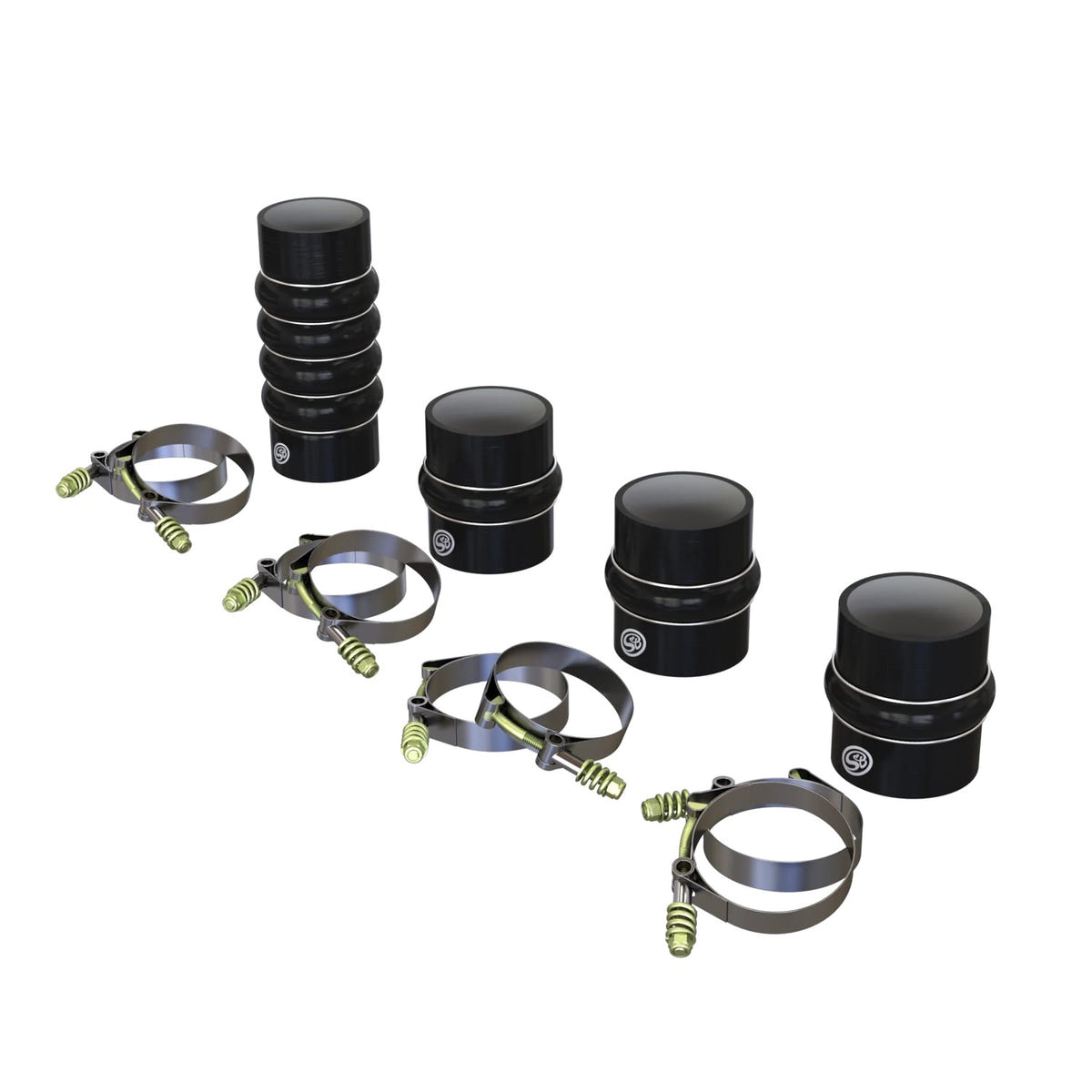 S&amp;B Hot And Cold Side Boot Kit 03-07 Ram 5.9L Cummins