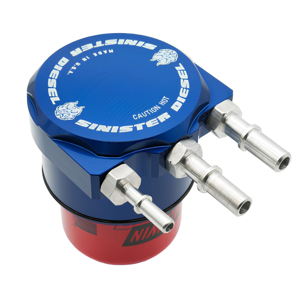 Sinister Diesel Fuel Filter Conversion Kit for 11-23 Ford 6.7L Powerstroke