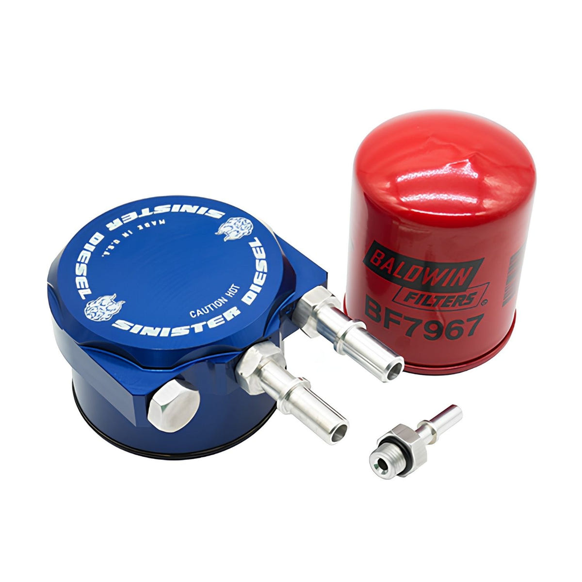 Sinister Diesel Fuel Filter Conversion Kit for 11-23 Ford 6.7L Powerstroke