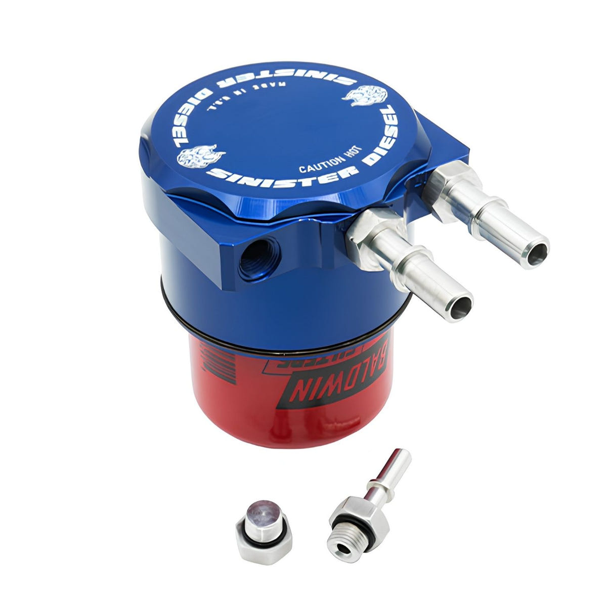 Sinister Diesel Fuel Filter Conversion Kit for 11-23 Ford 6.7L Powerstroke