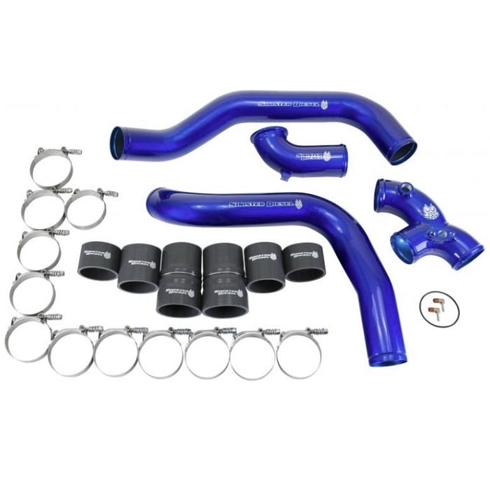 Sinister Diesel Charge Pipe &amp; Intake Elbow Kit 99.5-03 Ford 7.3L Powerstroke