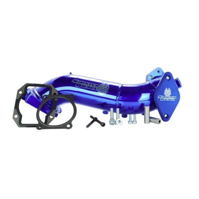 Sinister Diesel Intake Bridge &amp; Hot Side Charge Pipe Kit for 11-16 GM 6.6L Duramax LML