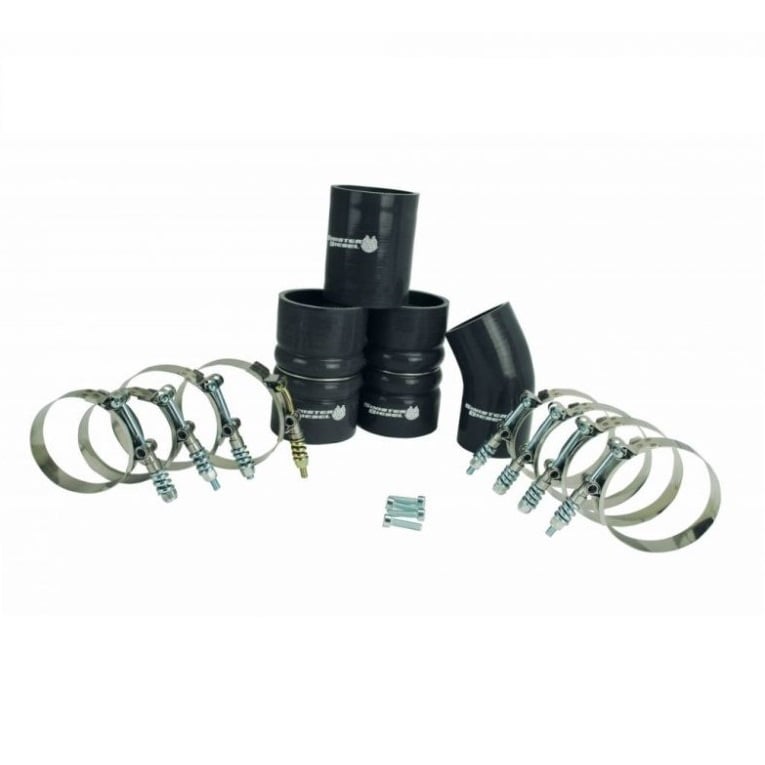 Sinister Diesel Intercooler Charge Pipe Kit With Intake Elbow 03 07 Ford 6.0L Powerstroke