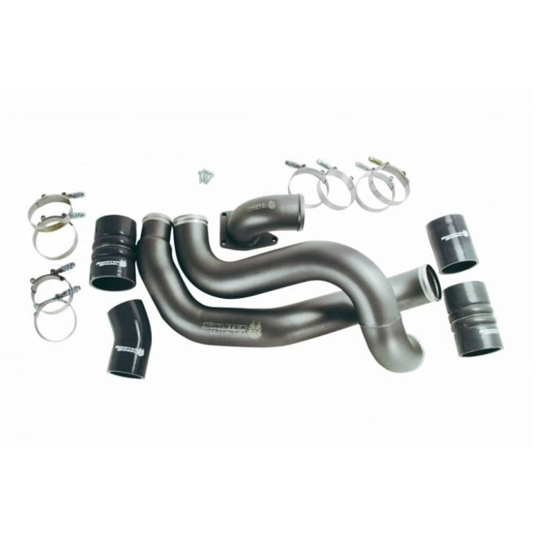 Sinister Diesel Intercooler Charge Pipe Kit With Intake Elbow 03 07 Ford 6.0L Powerstroke