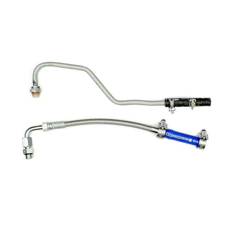 Sinister Diesel Turbo Coolant Feed Line for 11-14 Ford 6.7L Powerstroke