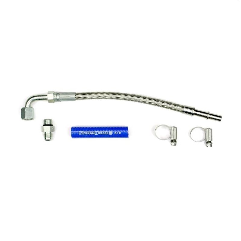 Sinister Diesel Turbo Coolant Feed Line for 11-14 Ford 6.7L Powerstroke