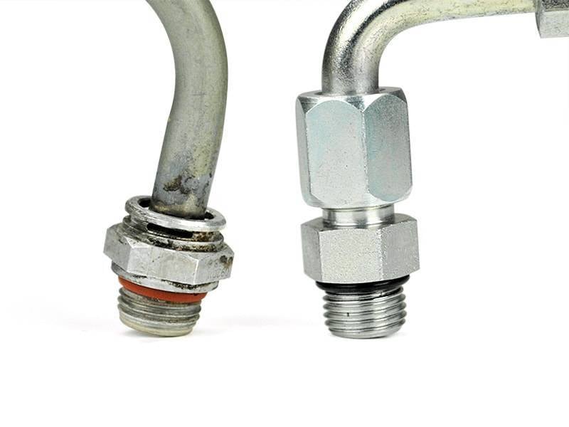 Sinister Diesel Turbo Coolant Feed Line for 11-14 Ford 6.7L Powerstroke