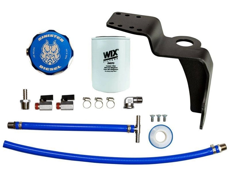 Sinister Diesel Coolant Filtration System for 19-20 Ram 6.7L Cummins