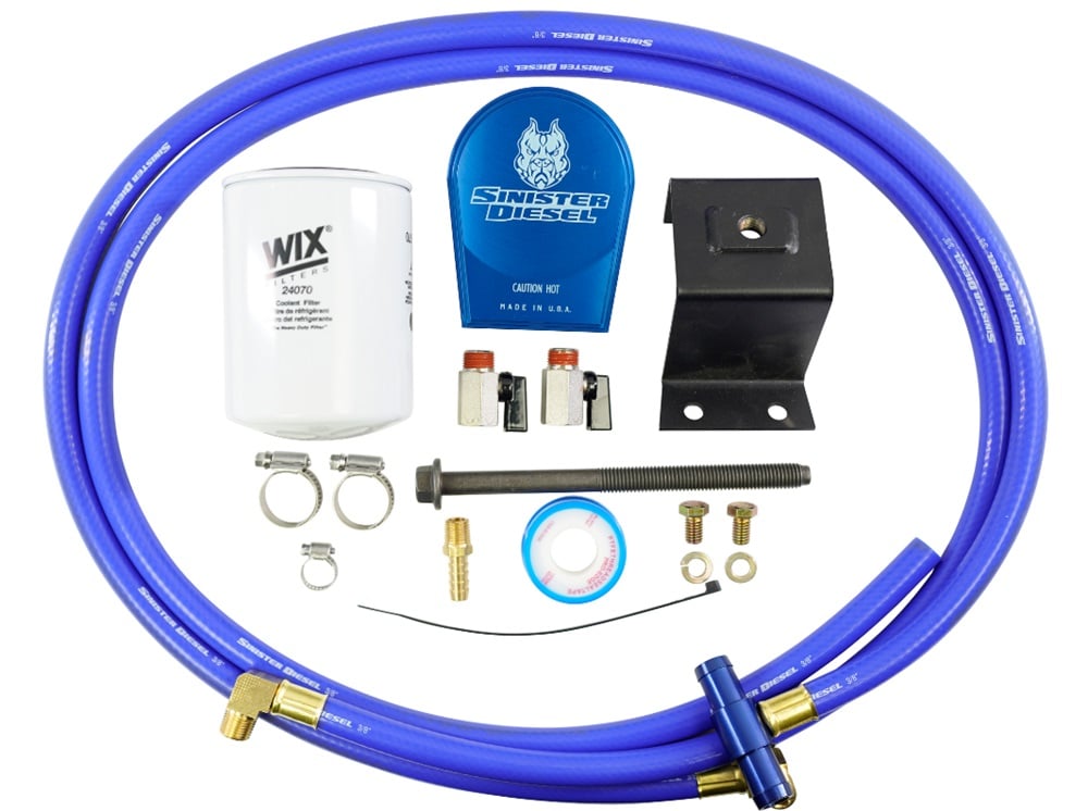 Sinister Diesel Coolant Filtration System 03 07 Dodge 5.9L Cummins