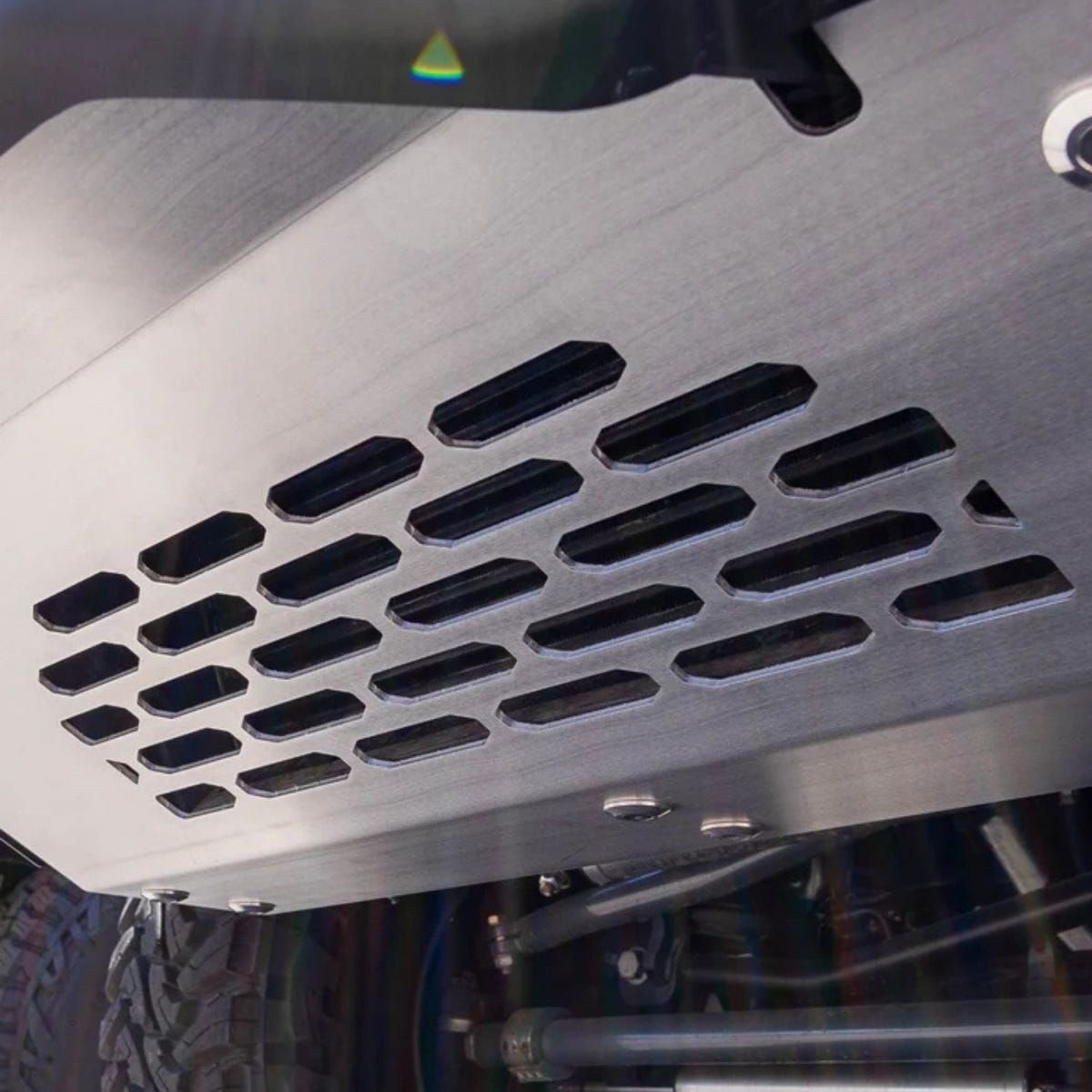 SDHQ AEV Prospector bumper skid plate for 2019+ Ram 2500 and 3500 diesel or gas trucks