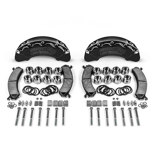 SSBC-USA B8-Brawler Direct Fit Front Caliper Upgrade Kit for 18-20 Ford 3.0L Powerstroke F-150 4WD