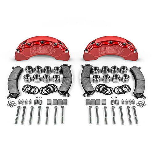 SSBC-USA B8-Brawler Direct Fit Front Caliper Upgrade Kit for 18-20 Ford 3.0L Powerstroke F-150 4WD