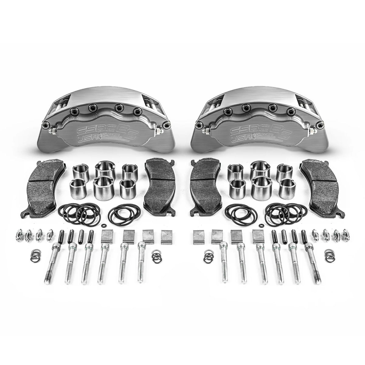 SSBC-USA B6-Brawler Direct Fit Rear Caliper Upgrade Kit for 18-20 Ford 3.0L Powerstroke F-150 4WD